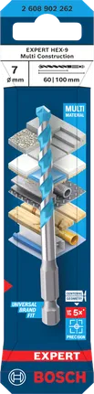 Puur EXPERT HEX-9 Multi Construction 7 × 60 × 100 mm Bosch EXPERT – Bosch EXPERT