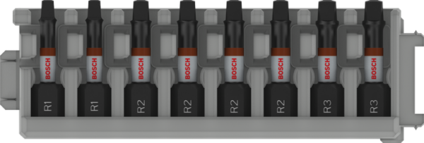 Puurid PRO R Impact, R1 (×2), R2 (×4), R3 (×2), 55 mm, 8 tk Bosch Professional – Bosch Professional