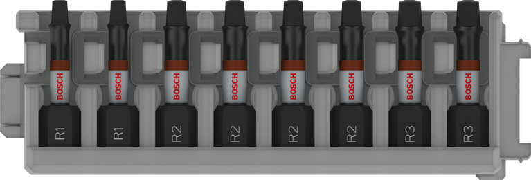 Puurid PRO R Impact, R1 (×2), R2 (×4), R3 (×2), 55 mm, 8 tk Bosch Professional – Bosch Professional