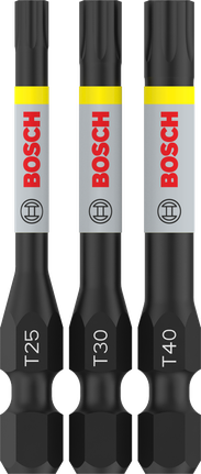 Puurid PRO T Impact, T25, T30, T40, 55 mm, 3 tk Bosch Professional – Bosch Professional