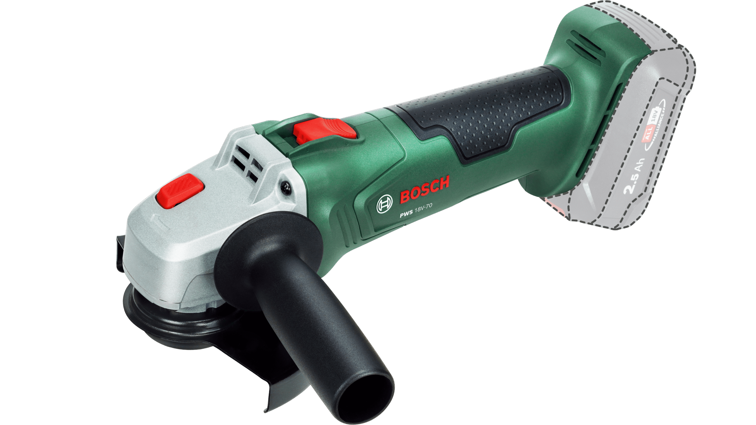 Akunurklihvija Bosch PWS 18V-70 – Bosch