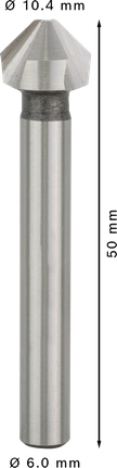 Süvisti PRO Soft Metal HSS, 10,4 × 50 mm, M5 Bosch Professional – Bosch Professional
