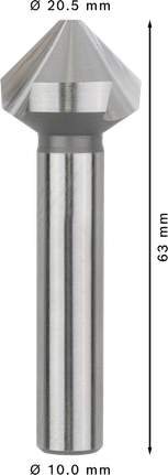 Süvisti PRO Soft Metal HSS, 20,5 × 63 mm, M10 Bosch Professional – Bosch Professional