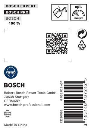 Süvisti PRO Soft Metal HSS, 20,5 × 63 mm, M10 Bosch Professional – Bosch Professional