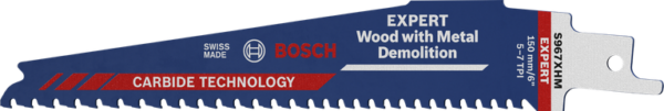 Saabelsaelehed EXPERT Wood with Metal Demolition S967XHM 10 tk Bosch EXPERT – Bosch EXPERT