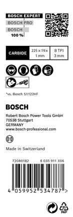 Saabelsaeleht EXPERT Hard Nail Pallets S1122CHM, 10 tk Bosch EXPERT – Bosch EXPERT