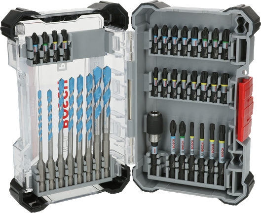 Segakomplekt PRO Impact, väljapaneku alus, 6 × 35 tk Bosch Professional – Bosch Professional