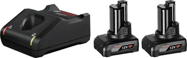 Bosch Professional 2 × GBA 12V 6.0Ah + GAL 12V-40 – Bosch Professional