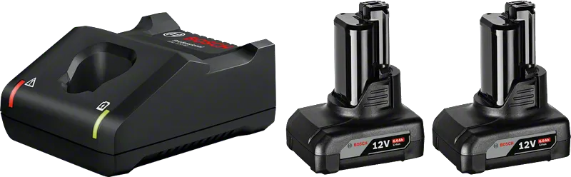 Bosch Professional 2 × GBA 12V 6.0Ah + GAL 12V-40 – Bosch Professional