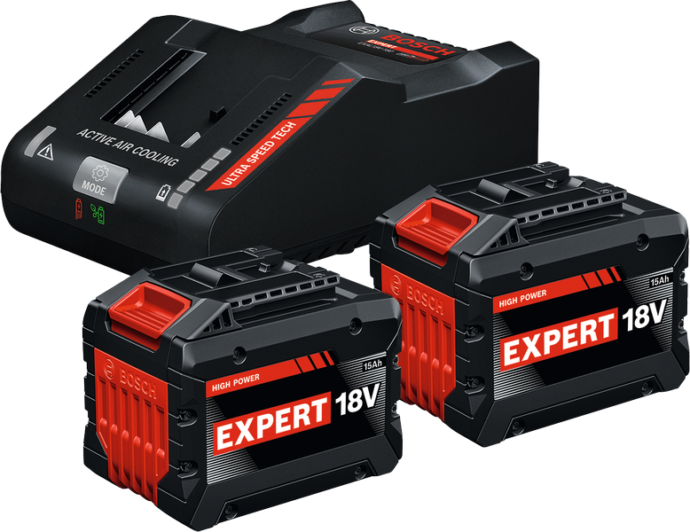Bosch Professional 2× EXBA18V-150 + EXAL18V-160 – Bosch Professional