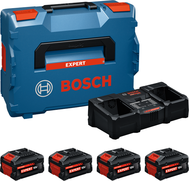 Bosch Professional 2× EXBA18V-55 + 2× EXBA18V-80 + EXAL18V2-320 – Bosch Professional