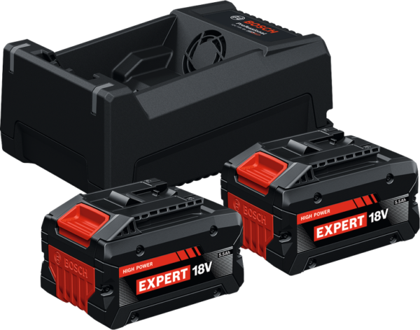 Bosch Professional 2× EXBA18V-55 + GAL12V/18V-80 – Bosch Professional