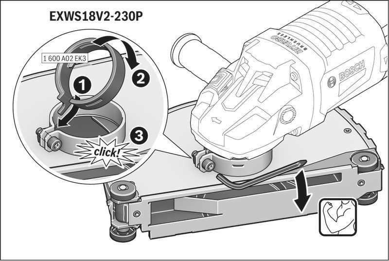 Bosch Professional GDE 230 FC-S – Bosch Professional