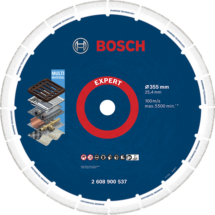 Suured teemantlõikeketas EXPERT Diamond Metal Wheel, 355 × 25,4 mm Bosch EXPERT – Bosch EXPERT