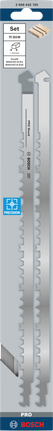 Tandemsaelehtede komplekt PRO Wood TF350M, 408 mm, 2 tk Bosch Professional – Bosch Professional