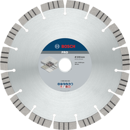 Teemantketas PRO Concrete, 230 × 22,23 mm Bosch Professional – Bosch Professional