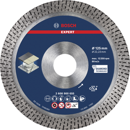 Teemantlõikeketas EXPERT HardCeramic, 125 × 22,23 × 1,4 × 10 mm Bosch EXPERT – Bosch EXPERT