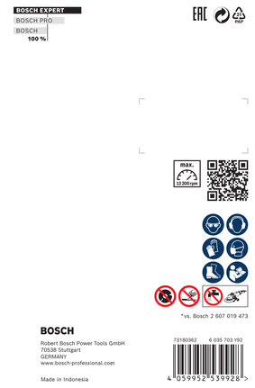 Teemantlõikeketas EXPERT HardCeramic X-LOCK, 115 × 22.23 × 1.4 × 10 mm Bosch EXPERT – Bosch EXPERT