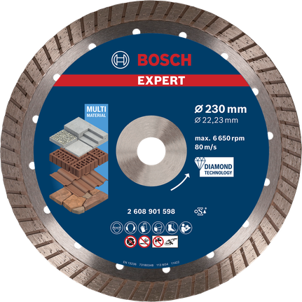 Teemantlõikeketas EXPERT MultiMaterial, 230 × 22,23 × 2,4 × 15 mm Bosch EXPERT – Bosch EXPERT