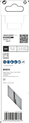 Saabelsaetera PRO Medium-Thick Metal precise S937BEF, 1,1 × 25 × 150 mm, 5 tk Bosch Professional – Bosch Professional