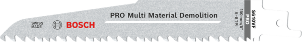 Saabelsaetera PRO Multi Material Demolition S610VF 1,6 × 22 × 150 mm, 5 tk Bosch Professional – Bosch Professional