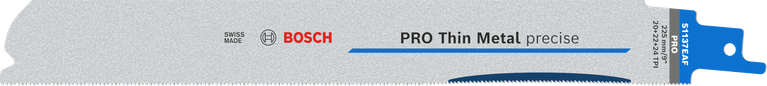 Saabelsaetera PRO Thin Metal precise S1137EAF 1,1 × 25 × 225 mm, 5 tk Bosch Professional – Bosch Professional