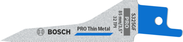 Saabelsaetera PRO Thin Metal S325GF, 1,25 × 7 × 85 mm, 5 tk Bosch Professional – Bosch Professional