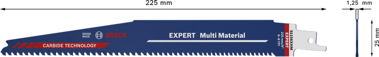 Tiigersaeleht EXPERT ‘Multi Material’ S 1156 XHM, 3 tk Bosch EXPERT – Bosch EXPERT