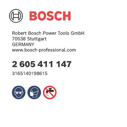 Tolmukott HW3 kpl. Bosch Professional – Bosch Professional