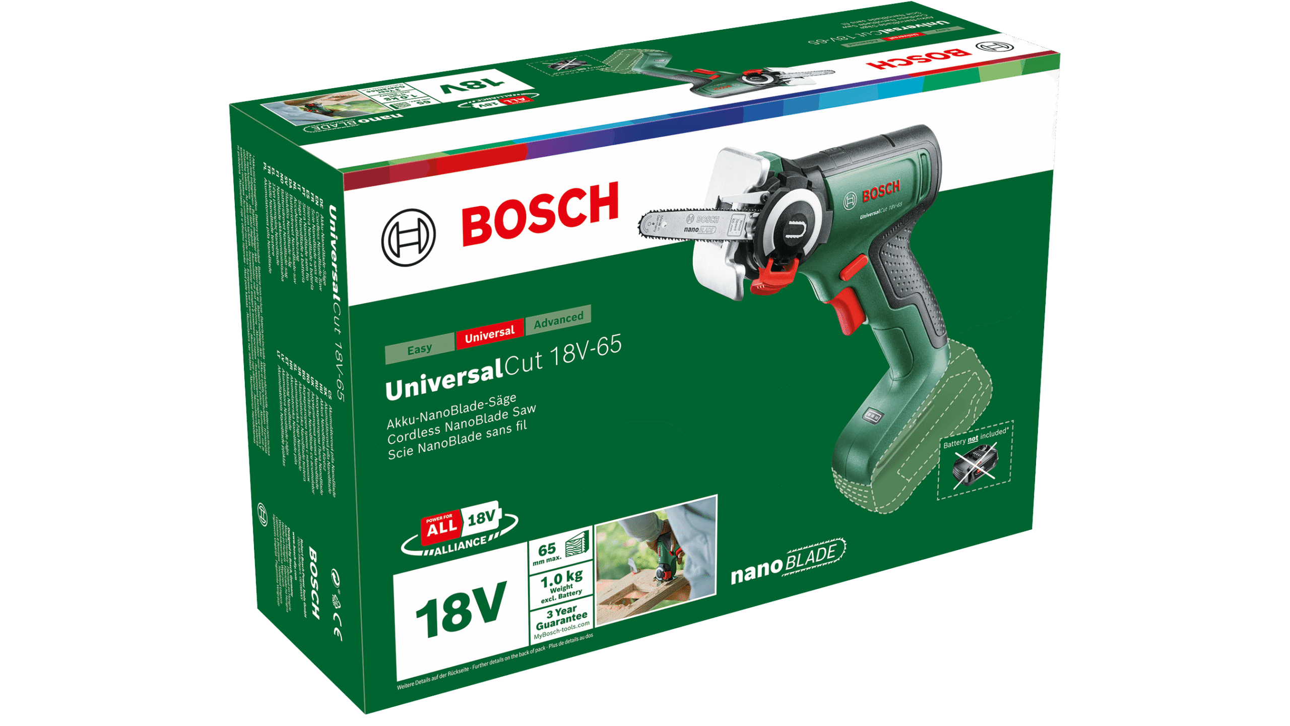 Akusaag Bosch UniversalCut 18V-65 – Bosch
