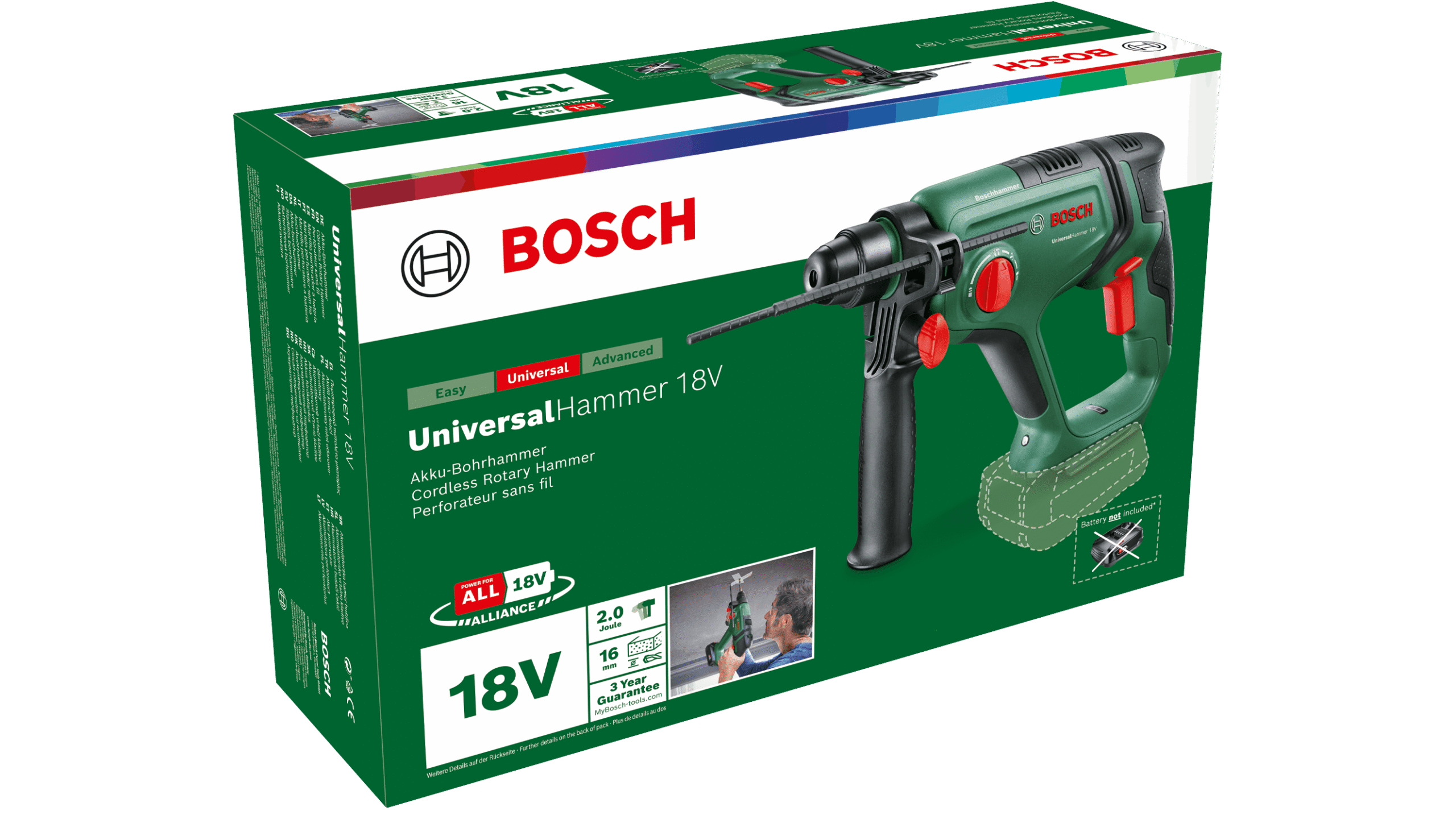 Akupuurvasar Bosch UniversalHammer 18V – Bosch