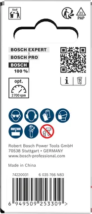 Augusaag puidule ja kipsplaadile, spindliga, 25 x 25 mm Bosch Professional – Bosch Professional