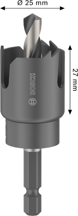 Augusaag puidule ja kipsplaadile, spindliga, 25 x 25 mm Bosch Professional – Bosch Professional