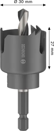 Augusaag puidule ja kipsplaadile, spindliga, 30 x 25 mm Bosch Professional – Bosch Professional