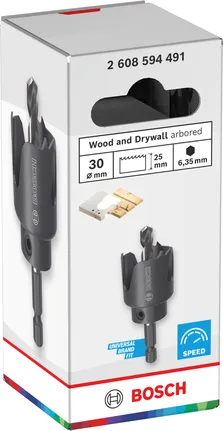Augusaag puidule ja kipsplaadile, spindliga, 30 x 25 mm Bosch Professional – Bosch Professional
