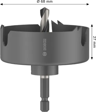 Augusaag puidule ja kipsplaadile, spindliga, 68 x 25 mm Bosch Professional – Bosch Professional