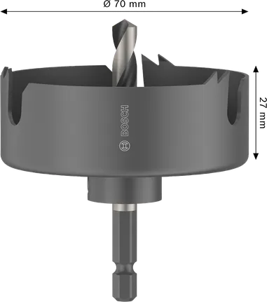 Augusaag puidule ja kipsplaadile, spindliga, 70 x 25 mm Bosch Professional – Bosch Professional