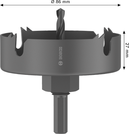 Augusaag puidule ja kipsplaadile, spindliga, 86 x 25 mm Bosch Professional – Bosch Professional