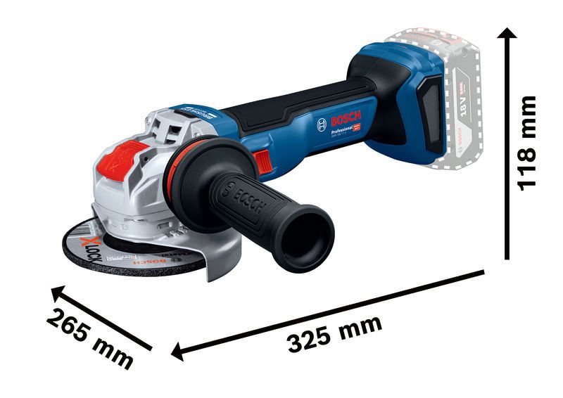 Nurklihvija Bosch Professional GWX 18 V-11 S – Bosch Professional