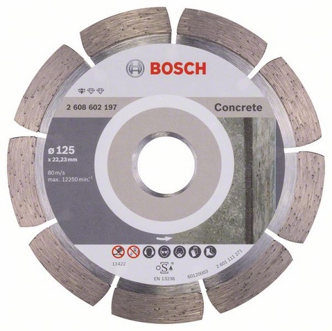 Teemantketas 125mm Bosch Standard Concrete